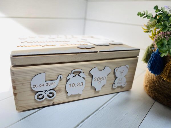 TRUSOU CUTIE LEMN "CRAFT WHITE ANGEL"