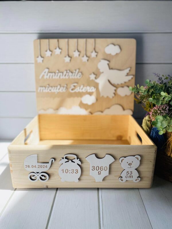 TRUSOU CUTIE LEMN "CRAFT WHITE ANGEL"