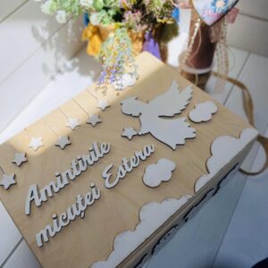TRUSOU CUTIE LEMN "CRAFT WHITE ANGEL"
