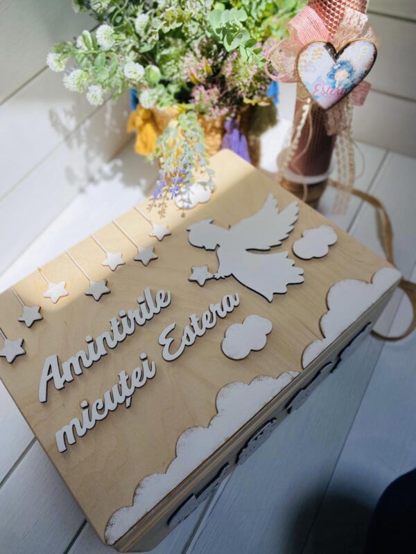TRUSOU CUTIE LEMN "CRAFT WHITE ANGEL"