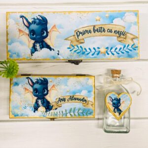 TRUSOU CUTIE LEMN "DRAGONUL ARIS"