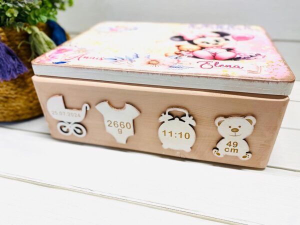 TRUSOU CUTIE LEMN "PINK MINNIE"