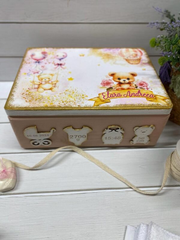TRUSOU CUTIE LEMN "URSULETUL ELARA"