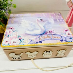 TRUSOU CUTIE LEMN "PINK SWAN"