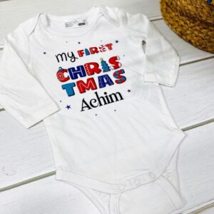 BODY BAIETEL "MY FIRST CHRISTMAS"