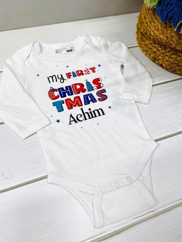 BODY BAIETEL "MY FIRST CHRISTMAS"