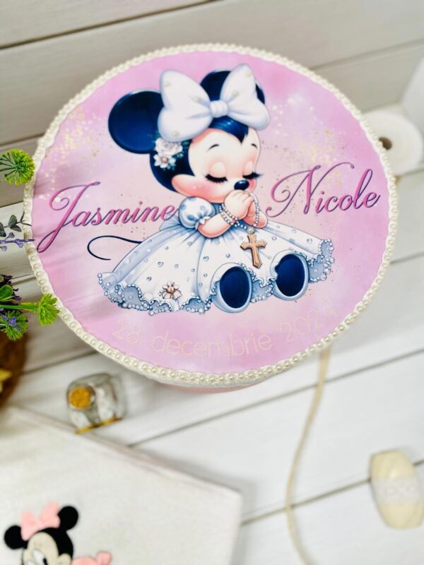 TRUSOU CATIFEA "MINNIE CU ROCHITA ALBA"
