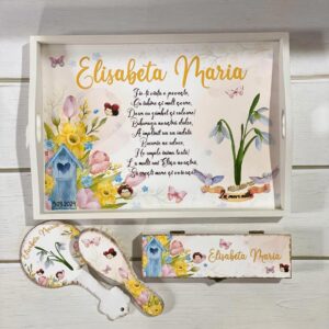 SET TAVITA TURTA "FLORI DE PRIMAVARA"