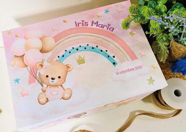 TRUSOU FETITA "URSULET ROZ CU BALOANE"