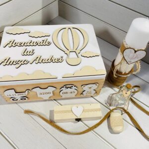 TRUSOU WOODEN BOX "AVENTURILE LUI AMZA"