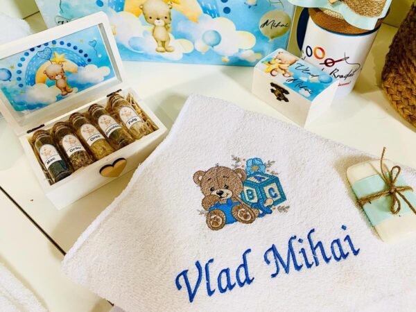 SET MIR 5 "BLUE TEDDY BEAR"