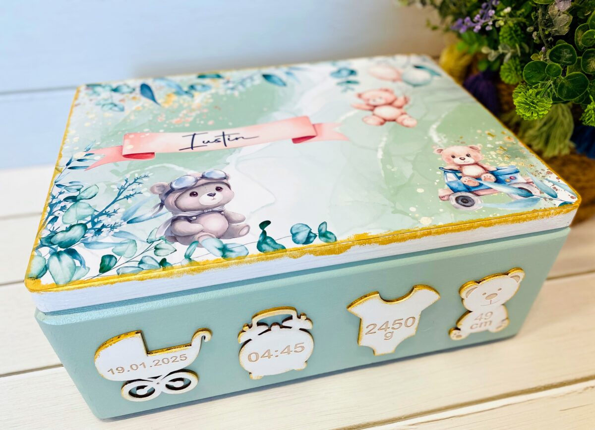 TRUSOU CUTIE LEMN "URSULETUL IUSTIN"