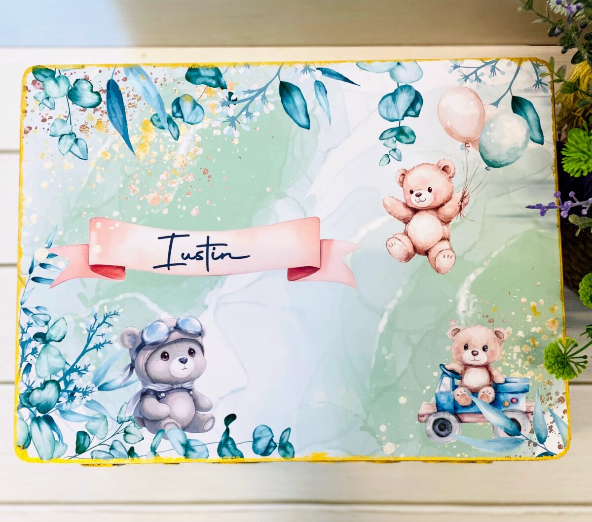 TRUSOU CUTIE LEMN "URSULETUL IUSTIN" - imagine 2