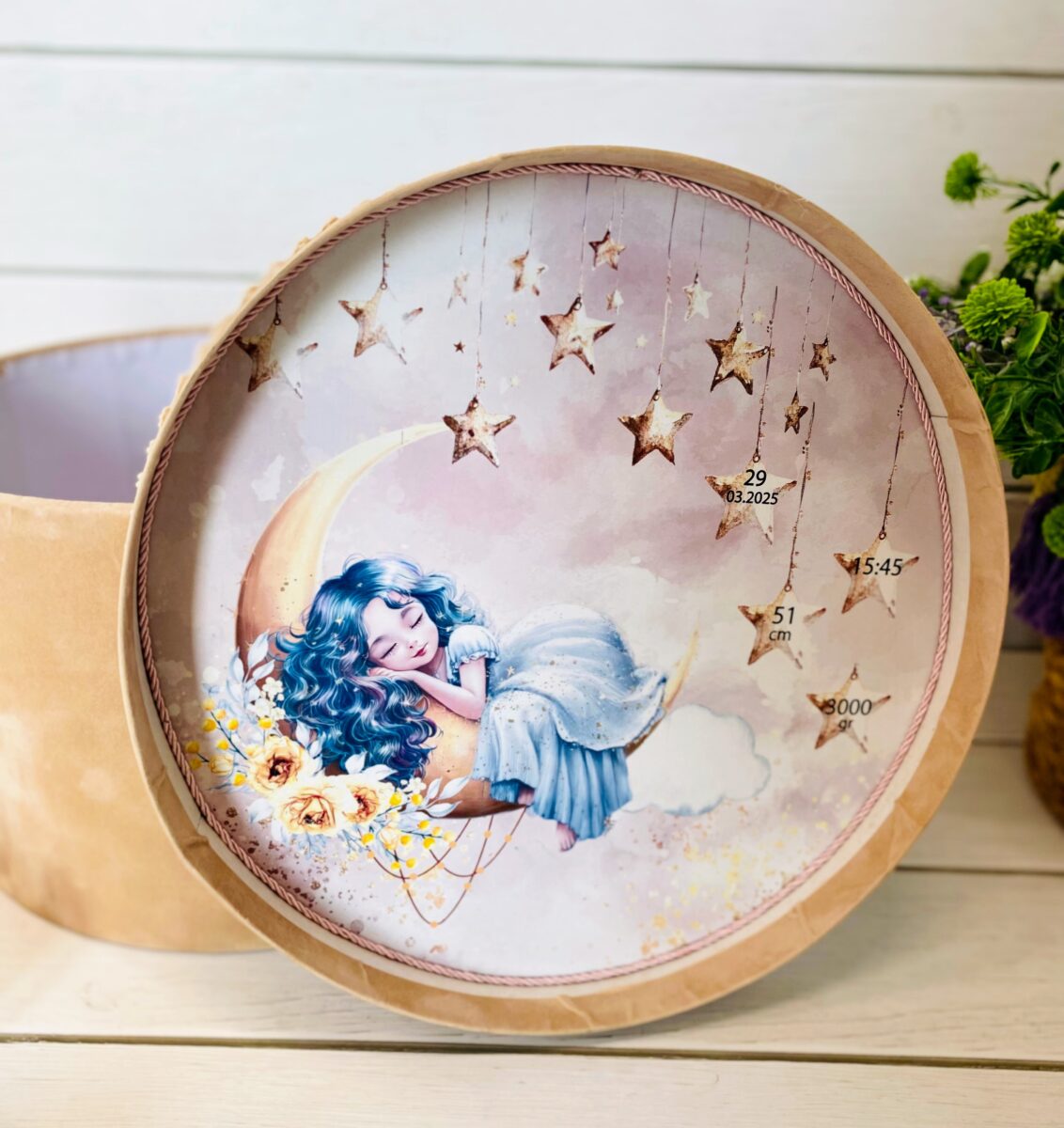 TRUSOU CUTIE CATIFEA "SELENA-FETITA PE LUNA" - imagine 2