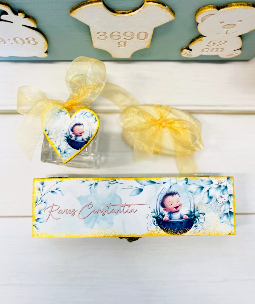 TRUSOU CUTIE LEMN "BEBELUS CU BALOANE" - imagine 4