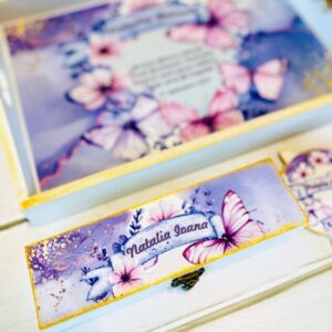 Alternative view of SET TAVITA 1 ANISOR "FLUTURI MOV"