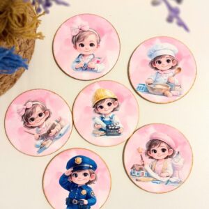 SET CARTONASE MESERII PENTRU FETITA "CAND VOI FI MARE"