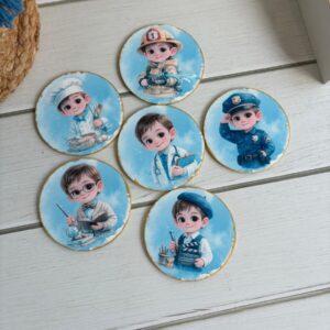 Alternative view of SET CARTONASE MESERII PENTRU BAIETEL "CAND VOI FI MARE"